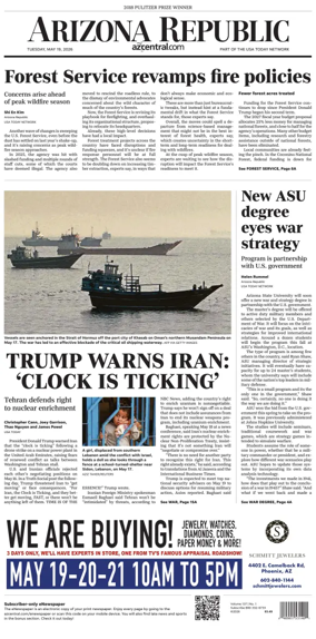 Cover of The Arizona Republic
