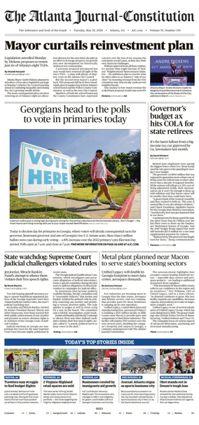 Cover of The Atlanta Journal-Constitution