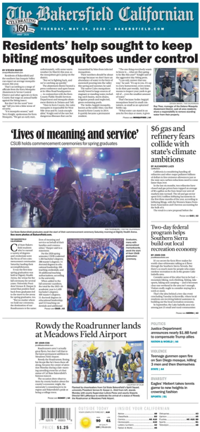 Cover of The Bakersfield Californian