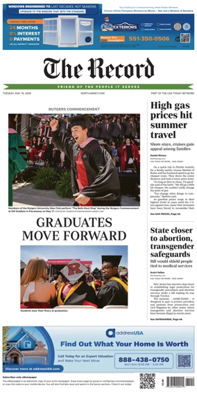 Cover of The Bergen Record