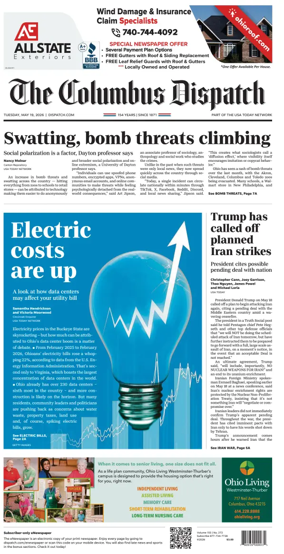 Cover of The Columbus Dispatch