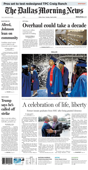 Cover of The Dallas Morning News