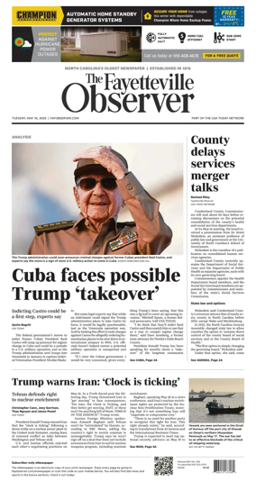 Cover of The Fayetteville Observer