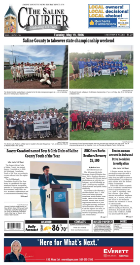 Cover of The Saline Courier