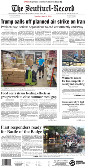 Cover of The Sentinel-Record