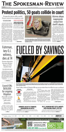 Cover of The Spokesman-Review (Spokane)