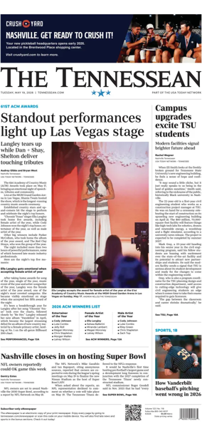 Cover of The Tennessean
