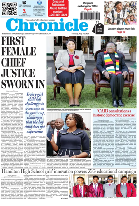 Cover of Chronicle (Zimbabwe)