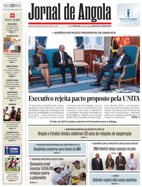 Cover of Jornal de Angola