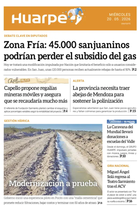 Cover of Diario Huarpe