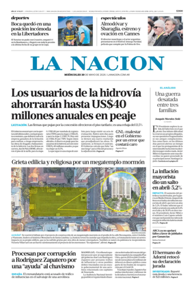 Cover of La Nacion