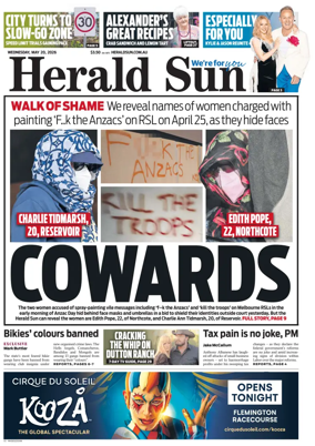 Cover of Herald Sun