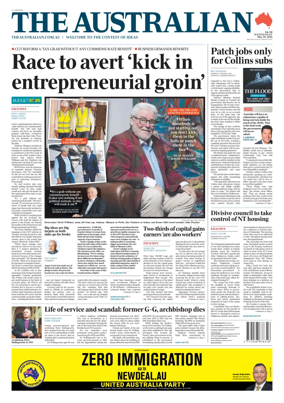 Cover of The Australian