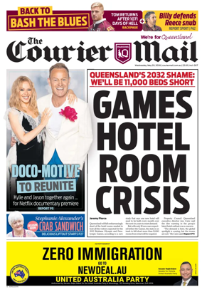 Cover of The Courier-Mail