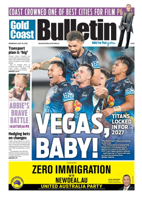 Cover of The Gold Coast Bulletin