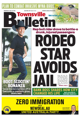 Cover of Townsville Bulletin
