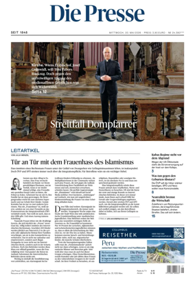 Cover of Die Presse