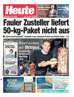 Cover of Heute - Wien Ausgabe