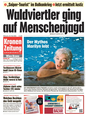 Cover of Kronen Zeitung