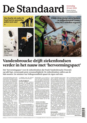 Cover of De Standaard