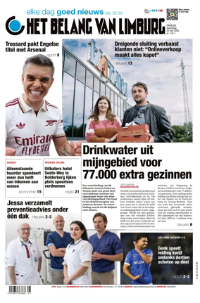 Cover of Het Belang van Limburg
