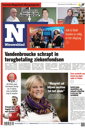 Cover of Het Nieuwsblad