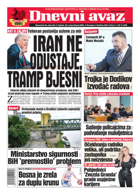 Cover of Dnevni avaz