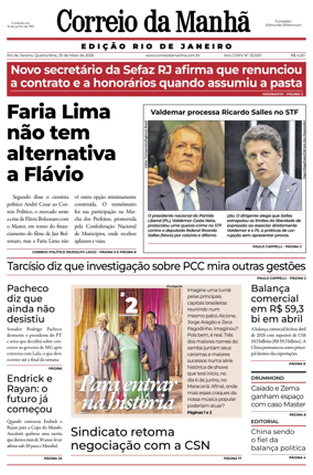 Cover of Jornal Correio da Manha