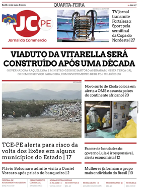 Cover of Jornal do Commercio