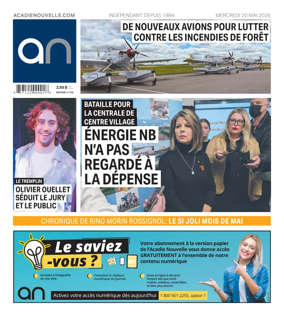 Cover of Acadie Nouvelle