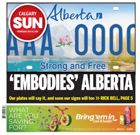 Cover of Calgary Sun