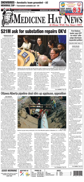 Cover of Medicine Hat News