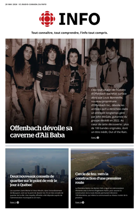 Cover of Radio-Canada Info