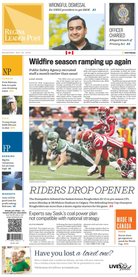 Cover of Regina Leader-Post