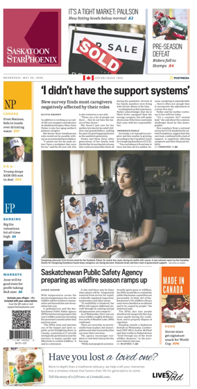 Cover of Saskatoon StarPhoenix