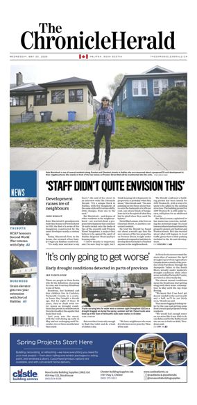 Cover of The Chronicle Herald (Provincial)