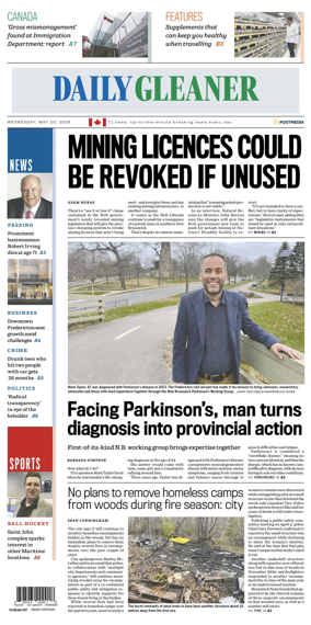 Cover of The Daily Gleaner