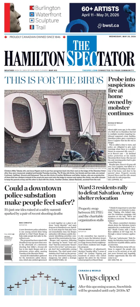 Cover of The Hamilton Spectator