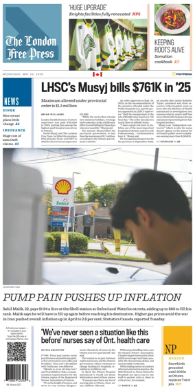 Cover of The London Free Press