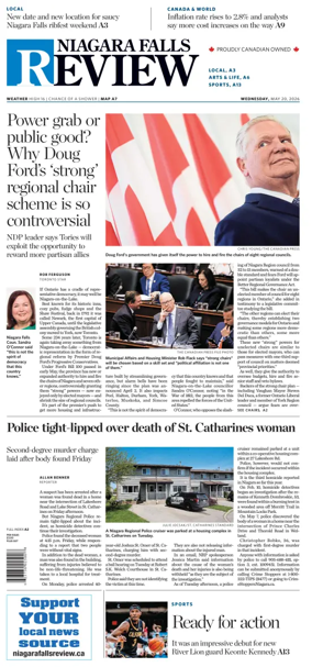 Cover of The Niagara Falls Review