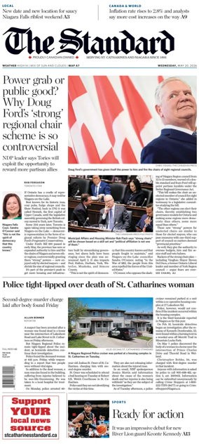 Cover of The Standard (St. Catharines)