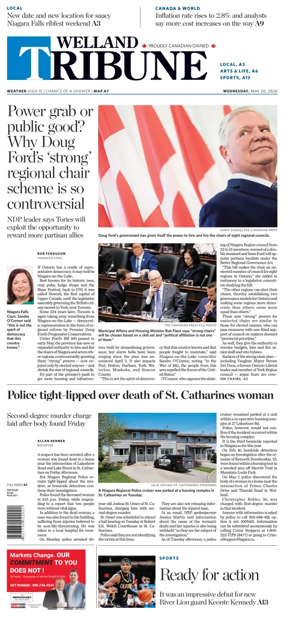 Cover of The Welland Tribune
