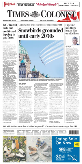 Cover of Times Colonist