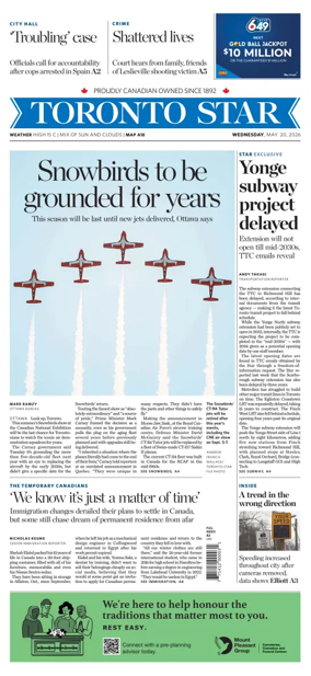 Cover of Toronto Star