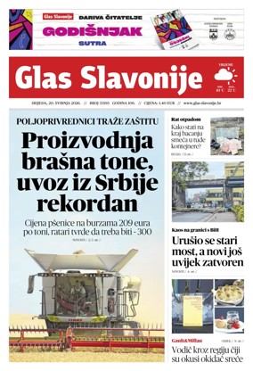 Cover of Glas Slavonije