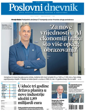 Cover of Poslovni Dnevnik