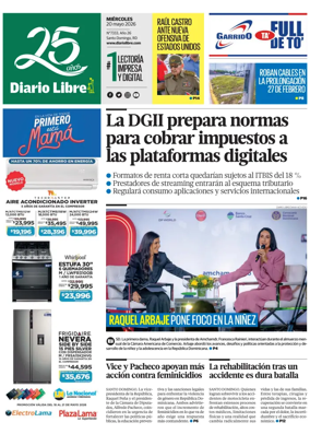 Cover of Diario Libre (Republica Dominicana)