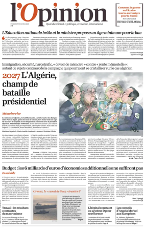Cover of L'Opinion