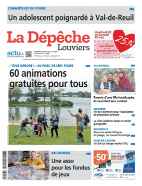 Cover of La Depeche Louviers