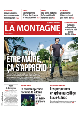 Cover of La Montagne (Clermont-Metropole)